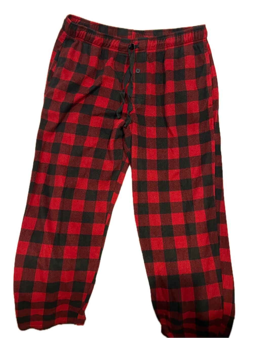 George Red Black Checked Sleepwear Pants Mens XL
